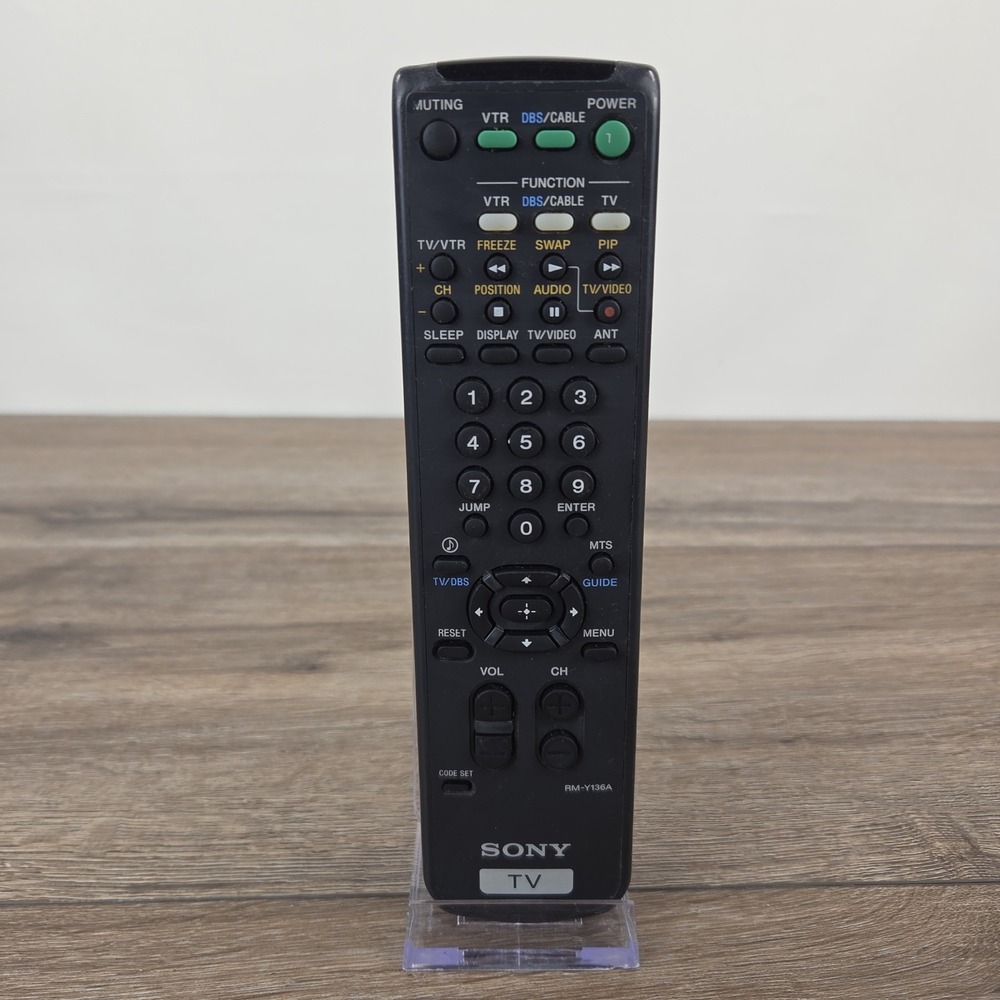 Sony RM-Y136A TV Remote Control KV-27S26 KV-32TW26 Trinitron Television OEM 1996